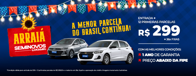 Arraiá de Seminovos Lokamig