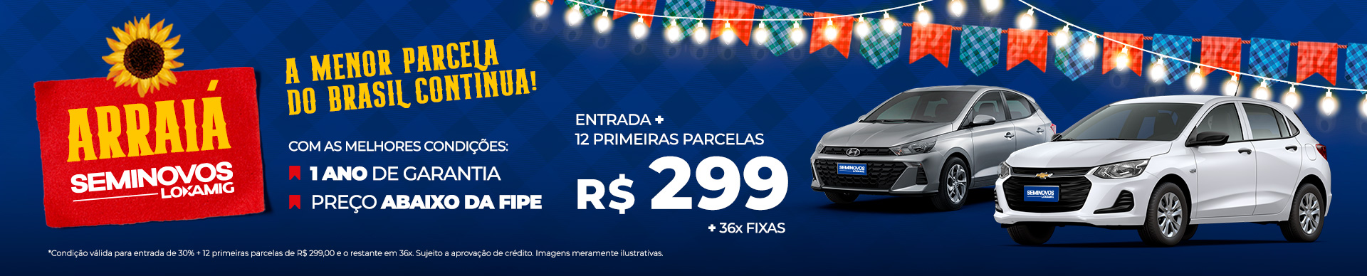 Arraiá de Seminovos Lokamig